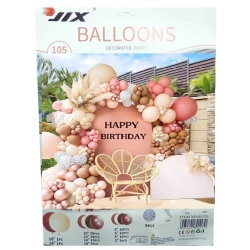 Balony girlanda dekoracja ślub wesele roczek 105x